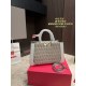 2023.11.10 P235 folding box ⚠️ Size 35.22 Valentino Canvas Tote Bag Super Classic and Fashionable Surprise Versatile and Exquisite Everyday Outgoing
