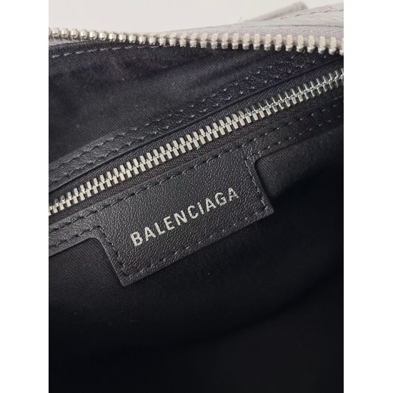 Batch 650 Balenciaga from Balenciaga in 20240324. Italian imported explosive pattern top layer cowhide tassel style small black nail (large bottom length 38cm * 24cm * 12cm) (medium bottom length 30cm * 19cm * 11cm/) (mini bottom length 23cm * 15cm * 85cm