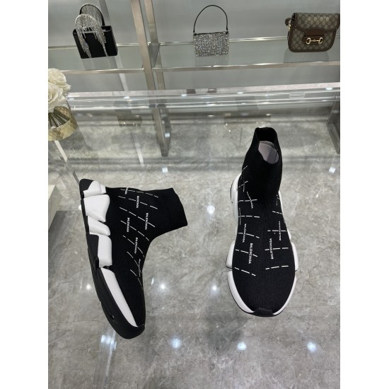 20240410 [Balencia * *] Paris * Home Latest ✅ SPEED2.0 Multi load Compression Mold Combination Bottom ✅⚠️ Balenciaga Top Couple Socks and Shoes ❗ Original purchase and development! Top tier version on the market, upgraded in quality, all details including