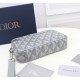 20231126 450 This Dior Lingot handbag is a new product of this season with a unique and distinctive structure. It is made of Dior black CD Diamond pattern canvas and meticulously crafted with a wide zipper compartment decoration. The front zipper pocket i
