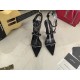 20240403 280 [Saint Laurent] Saint Laurent, Slim Heel Sandals 2023 Early Autumn Counter synchronized with the latest models, YSL, hot diamond decoration, classic and beautiful works, the hottest spring and summer collection, combining temperament, fashion