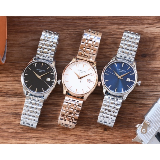20240417 White 380, Gold 400, Steel Strip ➕ 20 Men's Favorite Three Needle Watch ⌚ [Latest]: Patek Philippe Best Design Exclusive First Release [Type]: Boutique Men's Watch [Strap]: Real Cowhide/316 Strap [Movement]: Fully Automatic Mechanical Movement [M