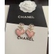 2023.07.23 ch * nel's latest pink love ❤ The earrings are made of consistent Z brass material