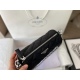 2023.11.06 170 comes with a box of black silver prad, a medieval classic small tube bag with a size of 2111cm. The cute and cool round bucket bag chain can be carried under the armpit or across the body, making it easy to store mobile phones and daily ite