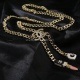 2023.07.23 Xiaoxiang Chanel New Waist Chain Necklace Sweater Chain ✨ Every detail is meticulously crafted, and this design is very beautiful. This is truly super beautiful, super immortal, and exquisite. It's a must-have for little sisters