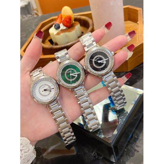 20240408 Steel Strip 170 Chanel ✨ Fashionable latest models ✨ Simple and fashionable fashion watch with exquisite socialite temperament. Wear resistant lenses Quartz movement! Multiple color options, 316 stainless steel strap with butterfly buckle