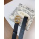 The Dior belt features a retro gold decorative metal CD buckle, which is slim in style and can be paired with skirts, pants, or dresses to enhance the body shape. Belt width: 3.0cm