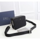 20231126 490 counter genuine products available for sale [Top quality original order] Dior Dior Men's OBLIQUE Pattern Handbag/Crossbody Bag [Comes with counter genuine box] Model: 2OBBC119YSE (Black Jacquard) Size: 17 * 12.5 * 6cm Physical photo, same as 