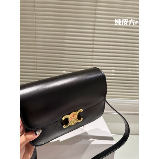 2023.10.30 P240 box (upgraded version) Size: 23cm (large) Celine Arc de Triomphe! Very high-end! Very advanced! Great for summer! ⚠️ Cowhide! Cowhide!