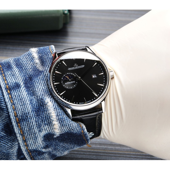 20240408 Taiwan Factory Product: White Paper P: 640 steel strip ➕ 20. (This product has undergone strict waterproof pressure testing, and can withstand up to 120 meters of water.) [Watch Home Watch Taste] The 39mm ultra-thin lunar phase watch from the Jij