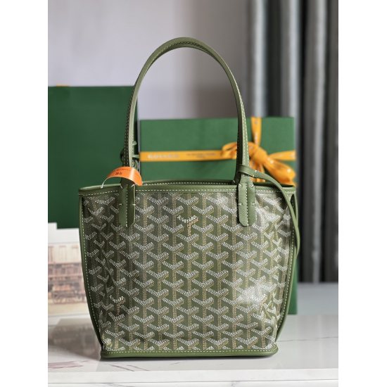 20240320 p810 [Goyard Goya] Upgraded Double sided Mini Tote, Anjou mini special painted fighting style, with the classic patterned surface and the law Hulot reading a book, it is not only humorous and cute, but also eye-catching! After multiple studies an