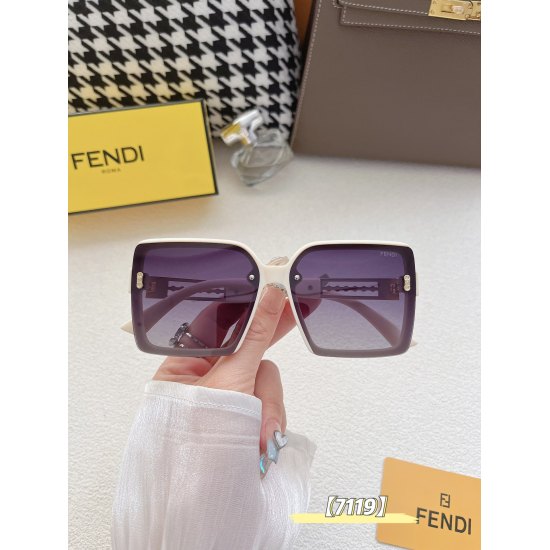 20240330 Brand: FenD (with or without logo light version) Model: 7119 # Description: Women's Polarized Sunglasses: Fashionable Face Repairing Brand: Fashionable Style Recommended for Live Streaming