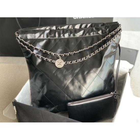 P1060 CHANEL: Large AS3262 #: Size 48X45X10Cm: Hot selling item in stock: Cowhide series, small cowhide precious light and beautiful, smooth, delicate and comfortable touch, casual drawstring close fitting bag, large capacity, fashionable and versatile.
