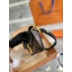 2023.10.1 p180LV PADLOCK ON STRAP Old Flower Colored Mobile Phone Bag Handheld Single Shoulder Crossbody Bag Glasses Box Underarm Bag Size: 19 * 11 * 3CM Shoulder Strap Adjustable and Removable Full Set Packaging Configuration