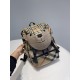 On March 9, 2024, P1350B Home Pure Original New Striped Cotton Teddy Bear Limited Edition Backpack is made of Vintate vintage checkered cotton material paired with imported cowhide. This fabric is very light and soft on the upper body, so you don't have t