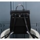 20240317 (black) batch: 750herbag canvas backpack, unisex size: bottom length 30, height 35, width 12