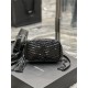 20231128 batch: 580 black patent leather black buckle_ Top imported cowhide camera bag, ZP open mold printing, to be exactly the same! Very exquisite! Paired with fashionable tassel pendants! Full leather inside and outside, with card slots inside the bag