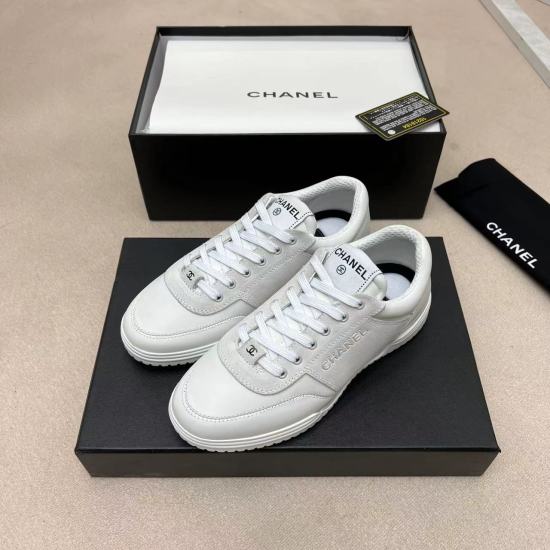 On December 19, 2023, the factory price is 310 Chanel Chanel - this classic design of the top casual sports shoes at the 2023 counter; The shoe upper features various styles of electro embroidery techniques; Big sole yet fashionable and sporty; Unusual in