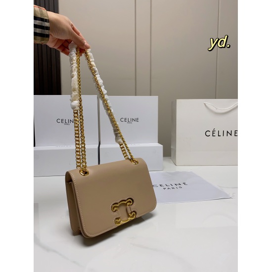 2023.10.30 P200 (Folding Box) size: 2011 CELINE Salon Counter The same type of Triumphal Arch Chain Bag has high-quality hardware, exquisite craftsmanship, wear-resistant inner lining~: shoulder and back crossbody, high-end product ⚠️ Versatile and eye-ca