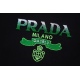 2023.07.18 PRADA Prada Green Logo Letter Seiko Toothbrush Embroidery Logo Logo Imported Machine Embroidery Embroidery Exquisite Upgrade, Inspired by the 1980s vintage original fabric official same customized 240 grams of the same vat dyed fabric feels ver