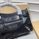 Batch 650 Balenciaga from Balenciaga in 20240324. Italian imported explosive pattern top layer cowhide tassel style small black nail (large bottom length 38cm * 24cm * 12cm) (medium bottom length 30cm * 19cm * 11cm/) (mini bottom length 23cm * 15cm * 11cm
