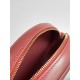 20240315 P660 CELINE | New product~small smooth cow leather cross body oval moon cake bag The small moon cake bag is too cute lipstick red~full leather texture [love] The classic Triumphal Arch logo made of smooth calf leather has become the focus from fa