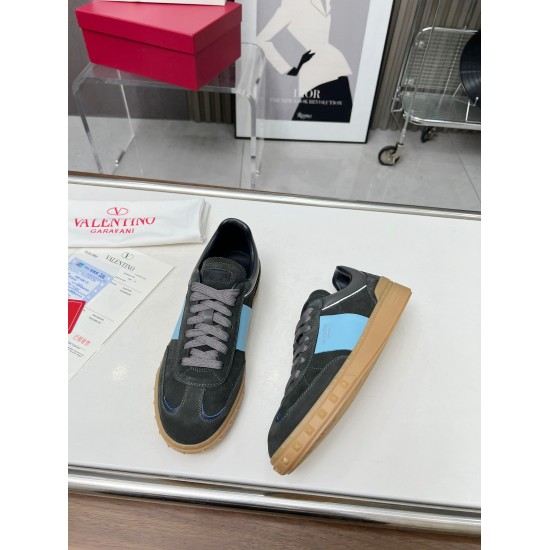 20240414 Early Spring 24ss Latest Valentino Valentino V Family New Leisure, Young, Fashionable Couple Sports Shoes Full of Vitality, No Age Limit, Extremely Lightweight and Comfortable Footwear, Packaging, Original Edition Purchase, Development, and Produ