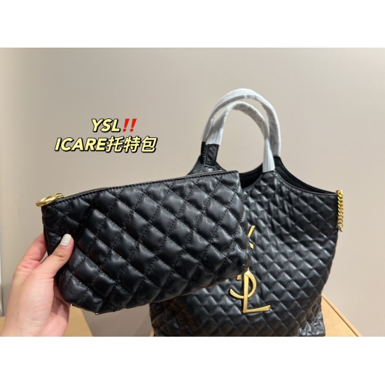 2023.10.18 Large P235 box ⚠️ Size 35.32 Small P230 with box ⚠️ Size 28.25 Saint Laurent Tote Bag ICARE Lazy and effortless, with a sleek and stylish look. It is a must-have tool for both fashion and iconic fashion