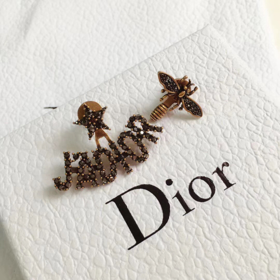 20240411 BAOPINZHIXIAO Dior Bee Asymmetric Earrings 25