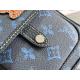 20231125 570! The M81854 denim blue M69404 Christopher mini handbag is made of Louis Vuitton's iconic Monogram Macassar material and matte metal parts, paired with adjustable shoulder straps, giving it a dynamic vibe. Additionally, there is a spacious com