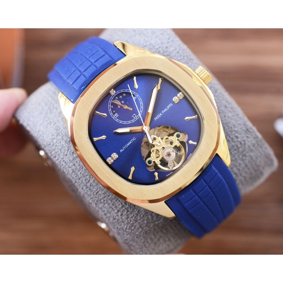 20240417 540 Gold and White Same Price Men's Favorite Flywheel Watch ⌚ 【 Latest 】: Patek Philippe's Best Design Exclusive First Release 【 Type 】: Boutique Men's Watch 【 Strap 】: Rubber Strap 【 Movement 】: High end Fully Automatic Mechanical Movement 【 Mir