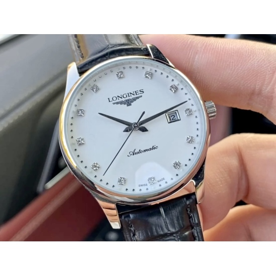 20240408 450. Longines ‼️ The classic three needle design of a boutique men's wristwatch is luxurious and elegant, exuding a gentlemanly demeanor and excellent quality, selling well throughout the city. Adopting fully automatic mechanical movement, top gr