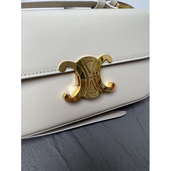 20240315 P710 CELIN * New Triomphe Arc de Triomphe Underarm Bag 2022 Spring/Summer Exclusive Edition, Classic, High end, Simple Design, No Extra Suffixes, Very Recognized, Fashionable and Versatile, Still Not Outdated Years Later, Rich in Vintage Flavor~M