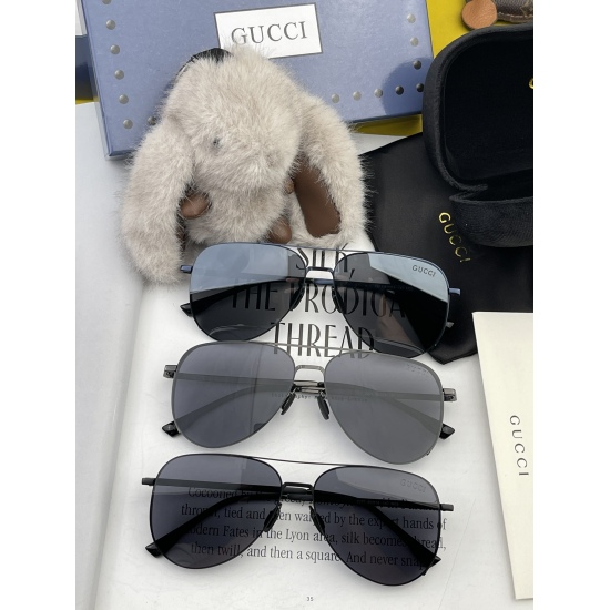 220240401 P115 ♦️  GUCCI 2024 new pair of sunglasses for men and women, polygonal sunglasses with IP electroplating that never fades, super light, and super elastic. The entire pair of glasses has no screws, and the most important thing is that it does no
