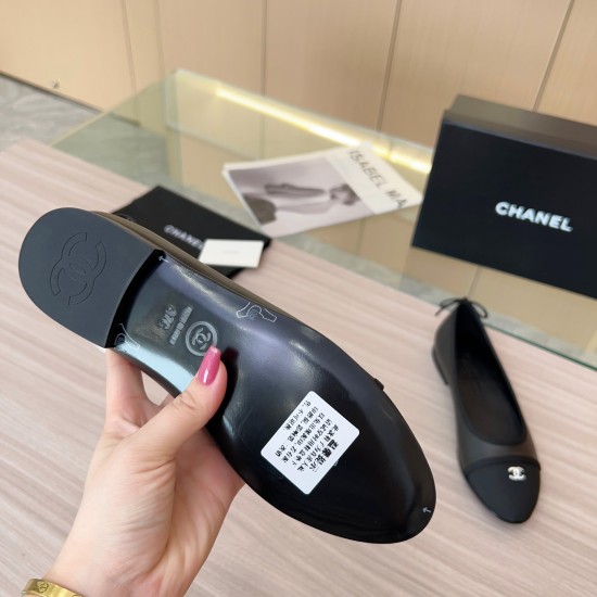 2023.11.05 P290 Xiaoxiang Medieval Vintage Double C Bow Flat Bottom Ballet Shoes ☘️ CHANEL Fragrant Granny Super Beautiful Single Shoes~Wear them well and have a luxurious kick on them ❗ Top level original version ❗ Huanxin showcases the iconic style of t
