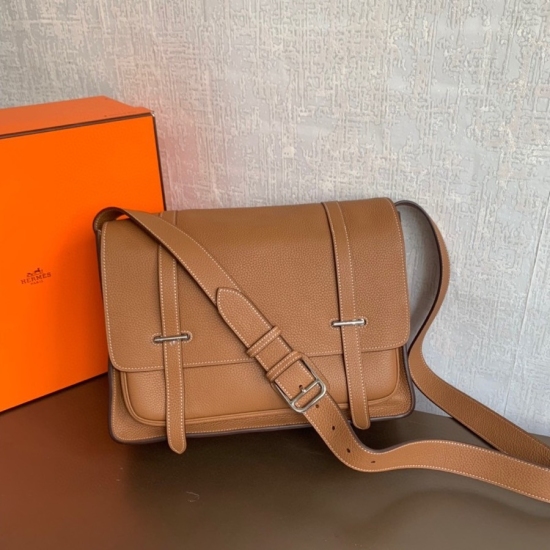 Batch 20240317: 730 Hermes Men's Classic Steve [Rose] 34 * 27 * 10 [Rose] Outer layer cowhide inner sheepskin for personal use, giving to friends is trustworthy [Color] [Color]