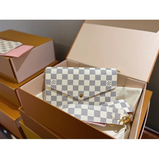 2023.10.1 195 Box (Shoulder Strap) Size: 22 * 13cmL Home Three Piece Set, Best to Use The Most Convenient White Checker, Super Suitable: Summer Oh, Comprehensive Quality Upgrade Original Buneri Search Lv