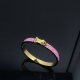 20240411 BAOPINZHIXIAOLV Bracelet New Pink Leather Belt Head Couple Bracelet Number: C416540035