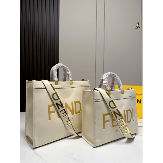 On October 26, 2023, P245 large P235 small (no box) size: 4234 (large) 3529 (small) FENDI's new Sunshine Tote bag features dual handle tortoiseshell color, which is the biggest feature of the entire bag! Single lifting has a strong aura and a three-dimens
