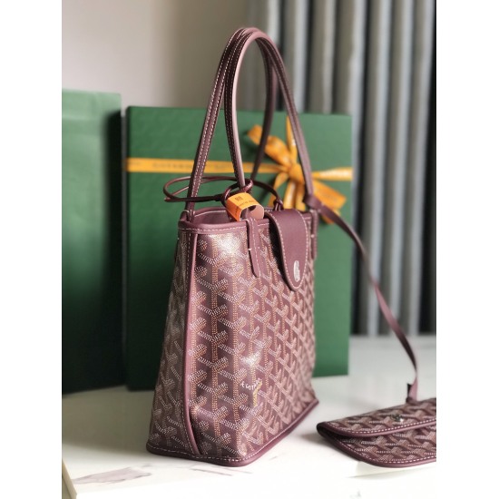 20240320 p780 [Goyard Goya] Upgraded double-sided mini tote, after multiple studies and improvements, continuously improving the fabric and leather, and exclusive customization in all aspects ™ To continuously meet the high-quality requirements of custome
