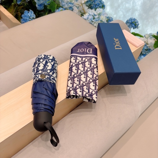 20240402 Special Approval 65 DIOR (Dior) Ten Thousand Year Old Flower 50 Fold Hand Open Folding Umbrella Ultra Light Pocket, Only 18cm, Hot Selling Fashion Index Burst Table, Whether Used in Sunny or Rainy Days, It is Very Beneficial for Original Single G