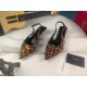 20240403 Factory price 280 [Saint Laurent] Saint Laurent, thin cat heel pointed leopard print sandals 2024 early spring counter synchronized with the latest models, YSL, rhinestone shoes, classic and beautiful decoration, and masterpiece counter the hotte