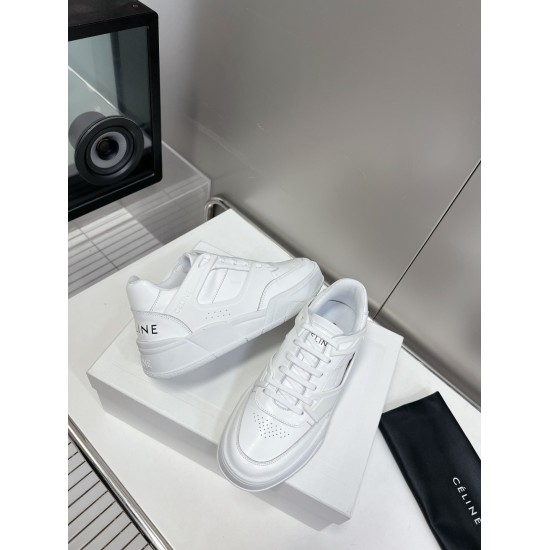 2024.01.05 280 Men+10 Celine 23ssnewarrival~CTO7123 Spring/Summer New Low Top Panda Color Matching Couple Sports Little White Shoes~Following Celine Panda Shoes Q becoming the favorite of many men and women, a new color scheme has been launched in 2023. T
