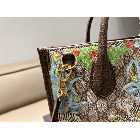 2023.10.03 p190 ⚠ Size 31.58GG... Tote Year of the Tiger limited Gucci tiger letter printing is mandatory for babies born in the Year of the Tiger