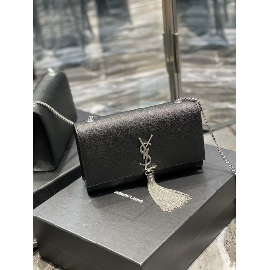20231128 Batch: 610 [Eternal Classic] KATE 24cm Black Caviar Fringe Style_ Absolutely the timeless classic of Yang Shulin_ Never go out of style_ Required deposit! A must-have item for everyone! Whether it was ten years ago or ten years later! KATE is rig