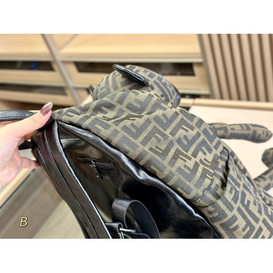 2023.10.26 195 size: 31.40cm Fendi Little Bear Backpack Two cute eyes, trendy and eye-catching appearance! It's still classic and the best looking!