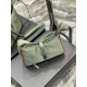 20231128 batch: 550 green silver buckle with red edge nylon ⚬ LE 5 A ̀  7_ Nylon style college style salt shoulder crossbody bag for men and women, lightweight nylon fabric, low-key, luxurious, and versatile for commuting. The bag is designed for leisure 