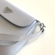 On March 12, 2024, P640 small size {flip ice gray} exclusive PRADA new vintage underarm bag is coming! This year's popular vintage underarm bag has always been popular. The whole leather is delicate and smooth, and the irregular bag design is cool and hig