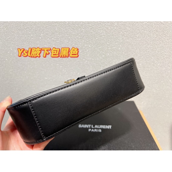 2023.10.18 P170 box matching ⚠️ Size 23.13 Saint Laurent Underarm Bag Fashionable and Fashionable Daily Paired with Various Styles of Clothing, Super Cool, Super Absorbent