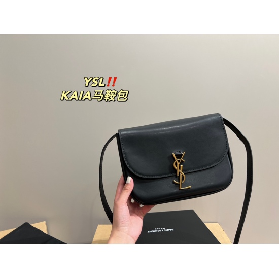 2023.10.18 Large P215 Folding Box ⚠ Size 23.17 Small P205 Folding Box ⚠ Size 18.15 Saint Laurent Saddle Bag KAIA is a timeless versatile item with stunning upper body. This textured little fairy is worth having